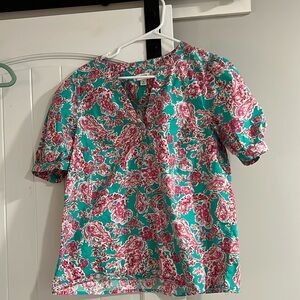 J Crew Factory, size Medium cotton blouse